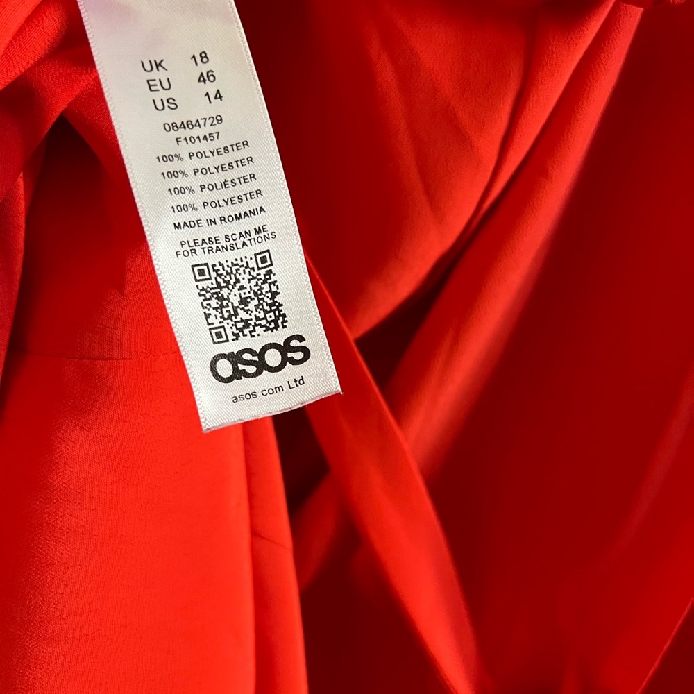 ASOS Scarlet Button-Front Jumpsuit - Picture 4 of 4